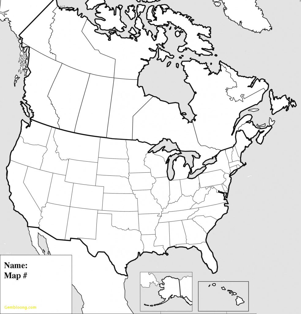 United States Map Blank With Numbers Best Blank Us And Canada Map in Blank Map Of The United States With Numbers