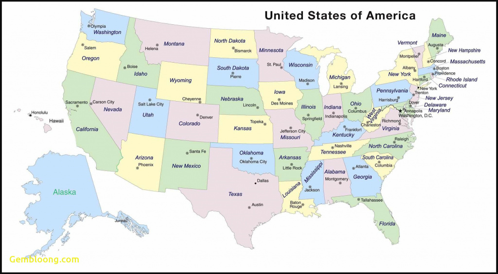 United States Map Capitals Song Inspirationa States And Capitals pertaining to Map Of The United States With Capitols