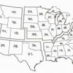 United States Map Empty Printable | N3X With Regard To Empty 50 States Map