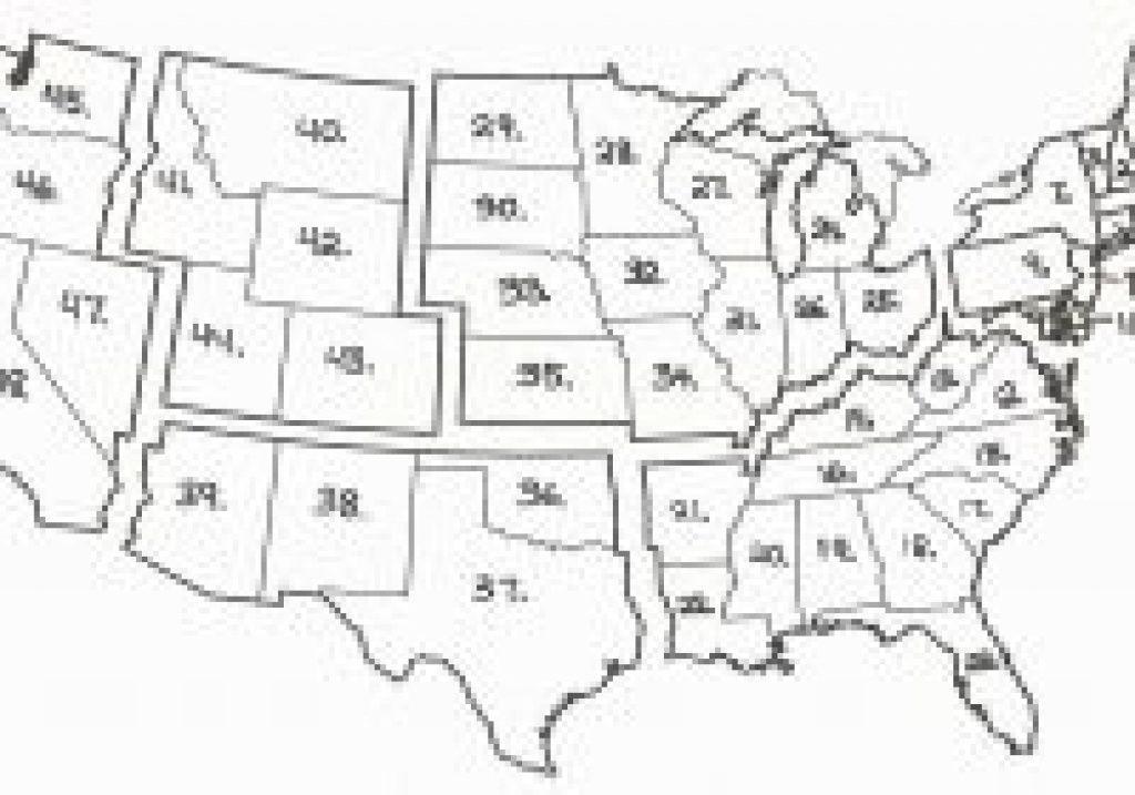 United States Map Empty Printable | N3X with regard to Empty 50 States Map