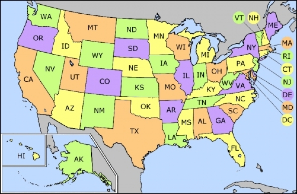 United States Map State Abbreviations Free Printable Maps Usa Map throughout Us Map With State Abbreviations