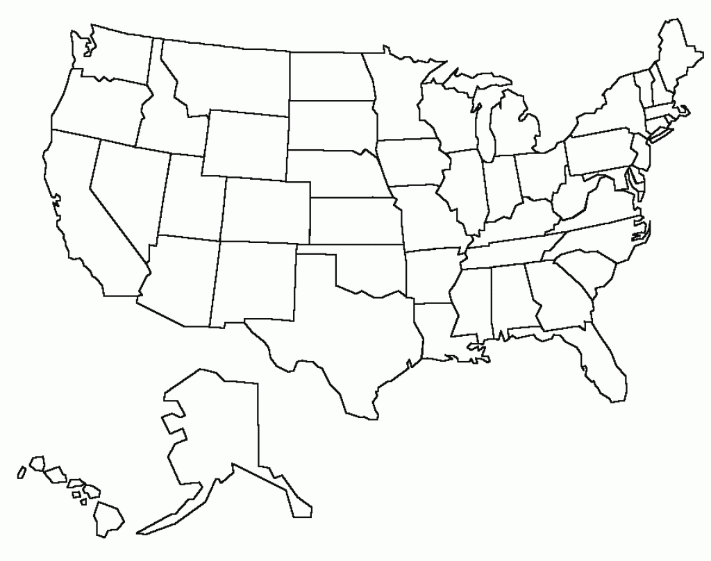 United States Map Templates - Kairo.9Terrains.co pertaining to Empty 50 States Map