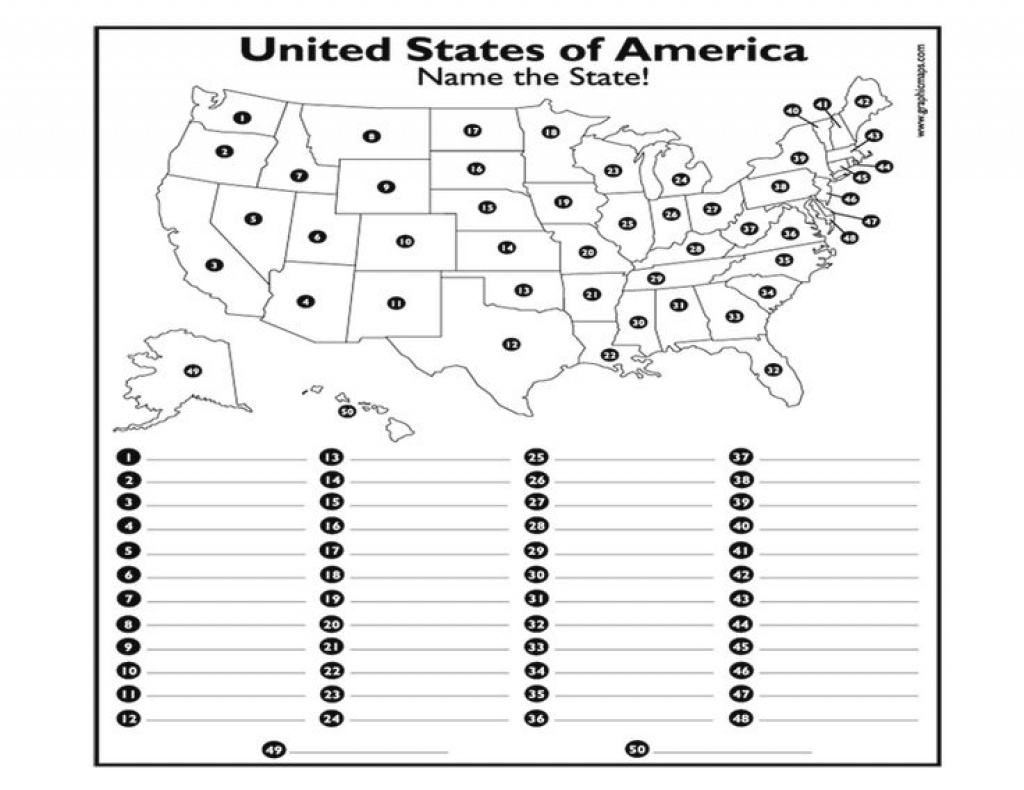 United States Map Test | Printable Map Hd for Us State Map Test
