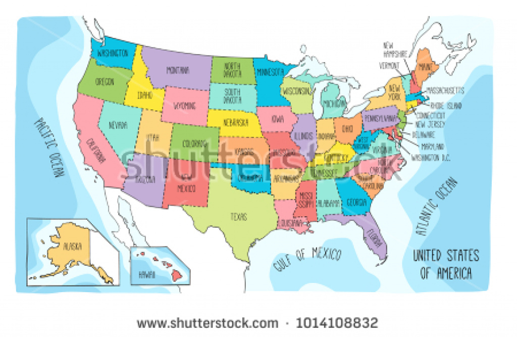 United States Map Vector - Download Free Vector Art, Stock Graphics throughout Us Map All 50 States