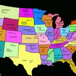 United States Map With Capitals, And State Namesj4P4N | Jewelry Throughout Map Of The United States With Names Of Each State