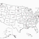 United States Map With State Names Black And White New 10 New Throughout Printable 50 States Map
