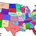 United States Map With State Names | Free Printable Maps With Map Of United States With State Names And Capitals