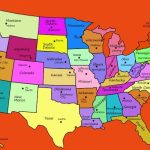 United States Map With State Names State Map With Capitals Clipart With Regard To Map Of United States With State Names And Capitals