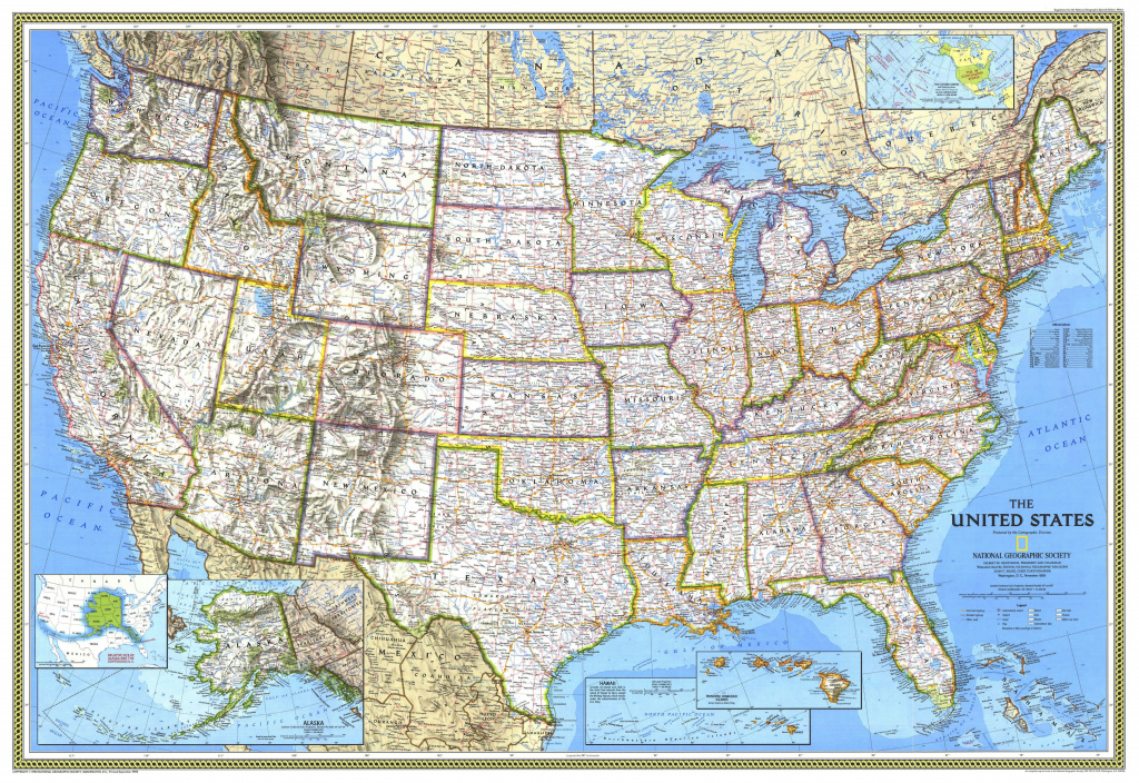 United States National Geographic Map - Google Search | Walk Across for Geographic United States Map