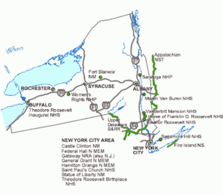 New York State Parks Map