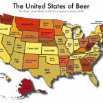 United States Of Beer Map Reveals Most Likely Brew To Be Served In Inside State Of The Map Us 2015