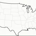 United States Outline Png New Outline Map The United States America Inside Map Of United States Outline Printable