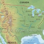 United States Physical Map Throughout Geographic United States Map