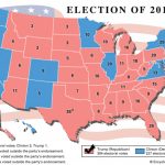 United States Presidential Election Of 2016 | United States Inside 2016 Electoral Map By State