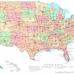 United States Printable Map Throughout Map Usa States Major Cities
