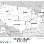 United States Regions | National Geographic Society With Regard To United States Map Divided Into 5 Regions