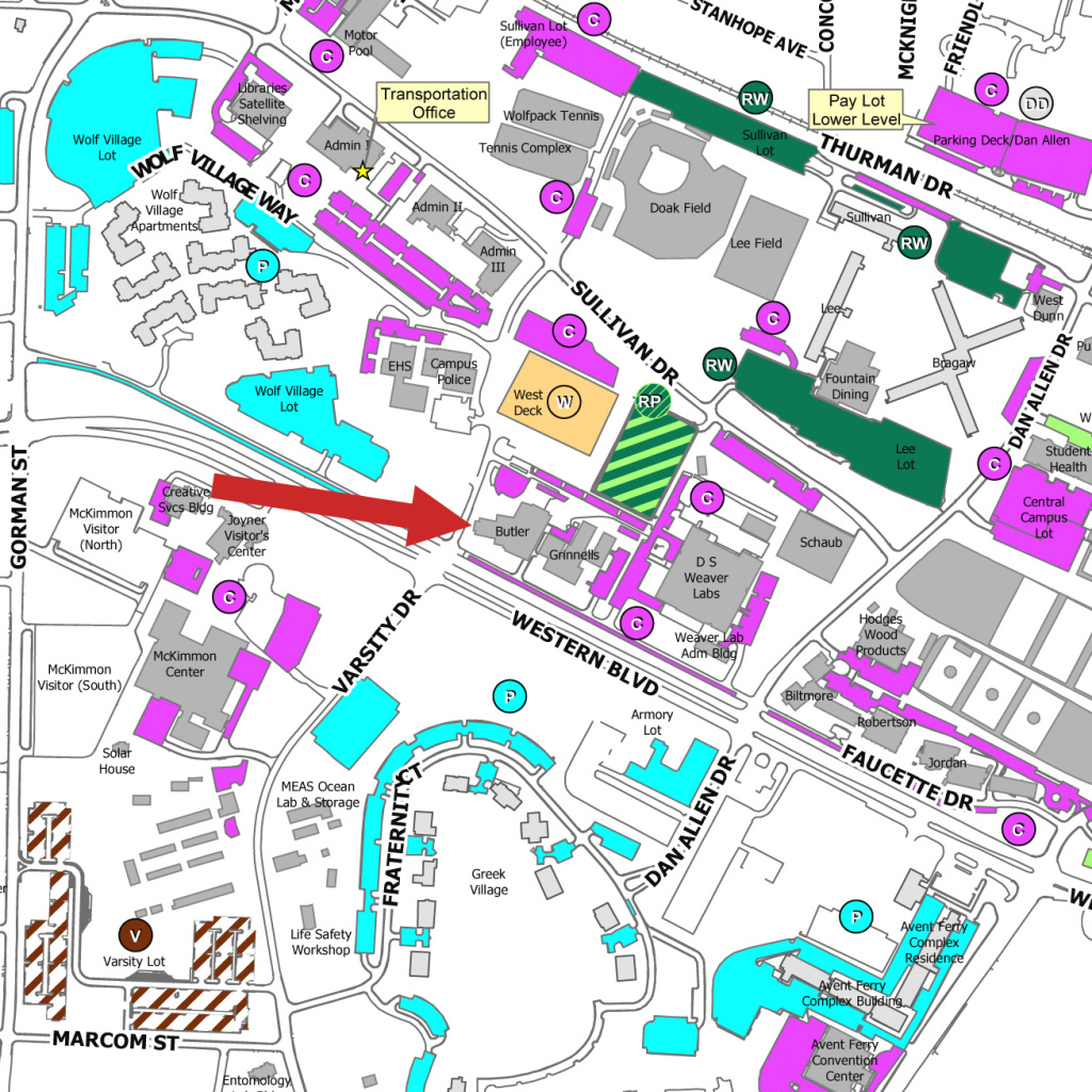 Untitled Document in Nc State Football Parking Map