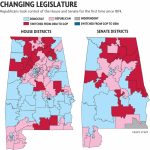 Updated: Democrats' Dominance Of Alabama Legislature Nears End | Al Intended For Alabama State Senate Map