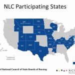 Updated Map: Enhanced Nursing Licensure Compact (Enlc) Jan. 2018 Pertaining To Compact State Nursing Map