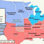 Upfront With Ngs: Slave And Free States (Us) Through History For Slave States And Free States Map