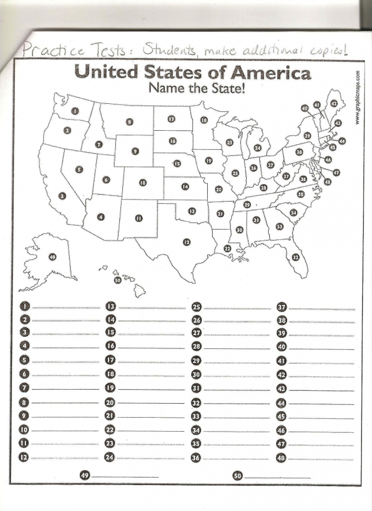 Us 50 State Map Practice Test Best 50 Us States Map Quiz State regarding 50 States Map Quiz
