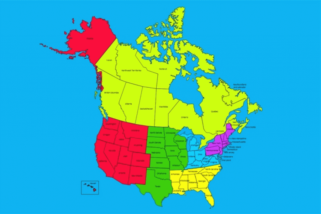 Us And Canada Map United States Canada Map Download States In Canada with regard to United States Canada Map