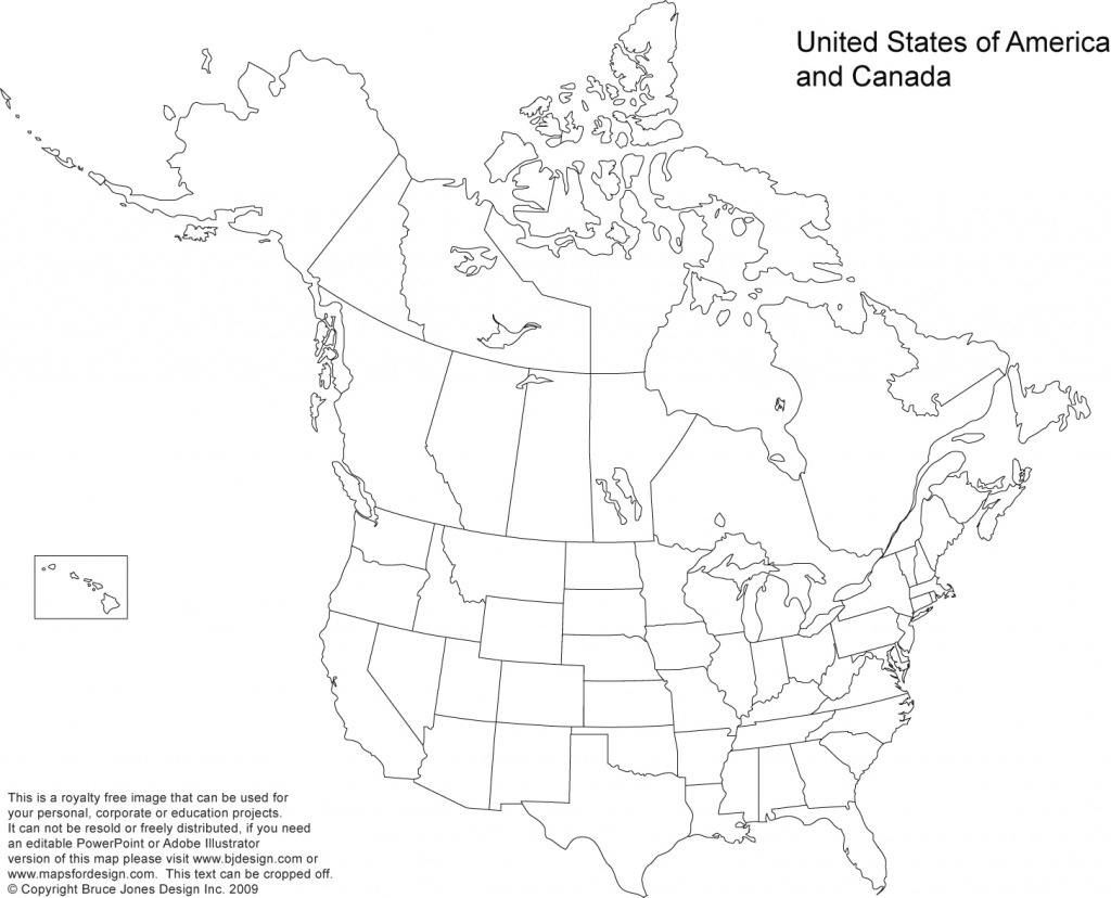 Us And Canada Printable, Blank Maps, Royalty Free • Clip Art within United States Canada Map