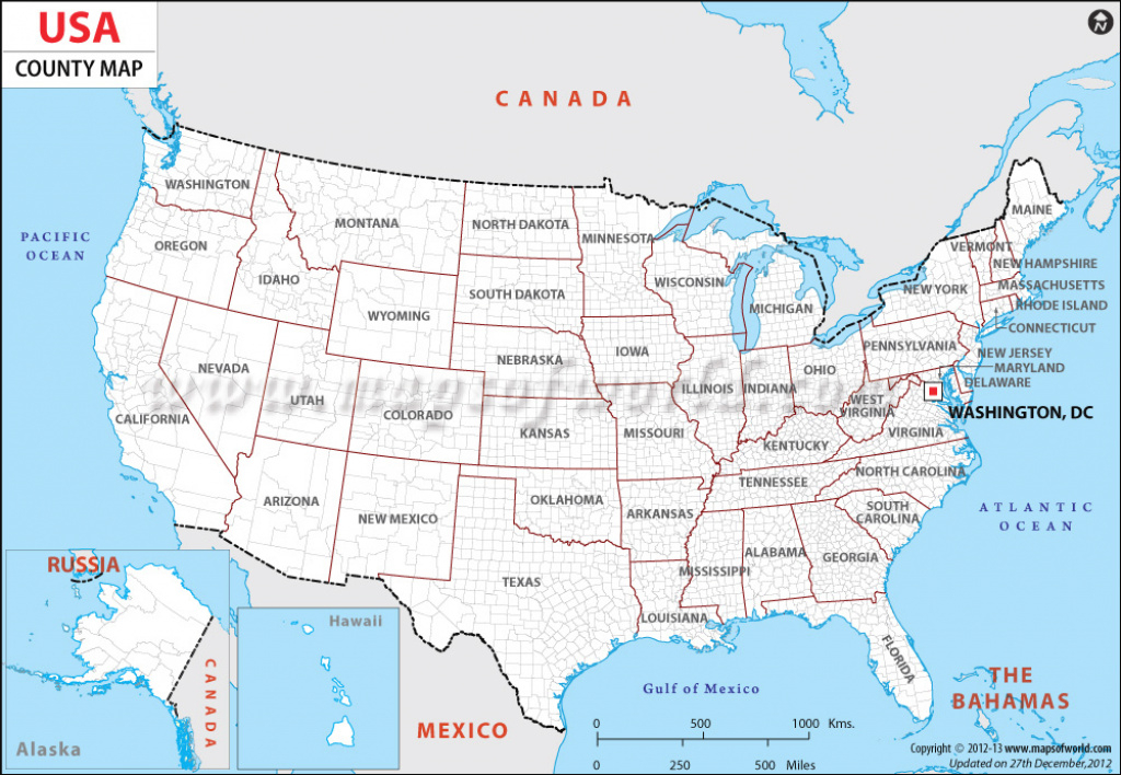 Us County Map | Maps Of Counties In Usa within Map Of Us Counties By State