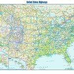 Us Driving Map With States And Cities New United States Road Map New Regarding Road Map Of The United States With Major Cities