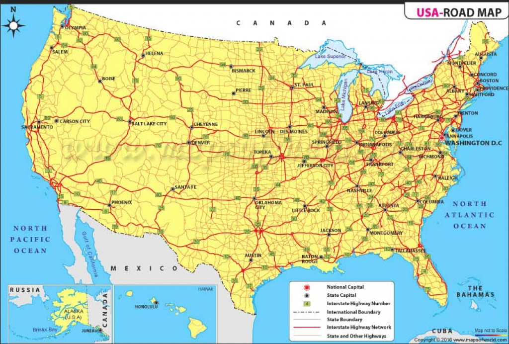 Us Interstate Map | Interstate Highway Map within Us Highway Maps With States And Cities
