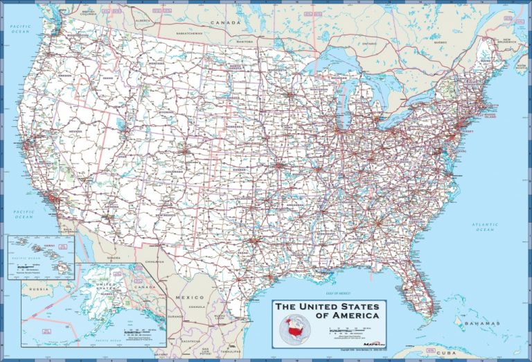 Us Interstate Map Wallpaper United States Interstate Highway Map with ...