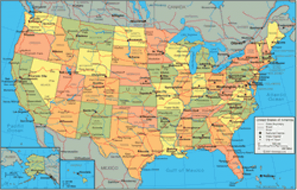 Us Map Collections For All 50 States intended for Geographic United States Map