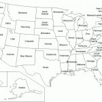 Us Map Coloring Pages | Educational Coloring Pages | Pinterest | Map With Regard To United States Map Print