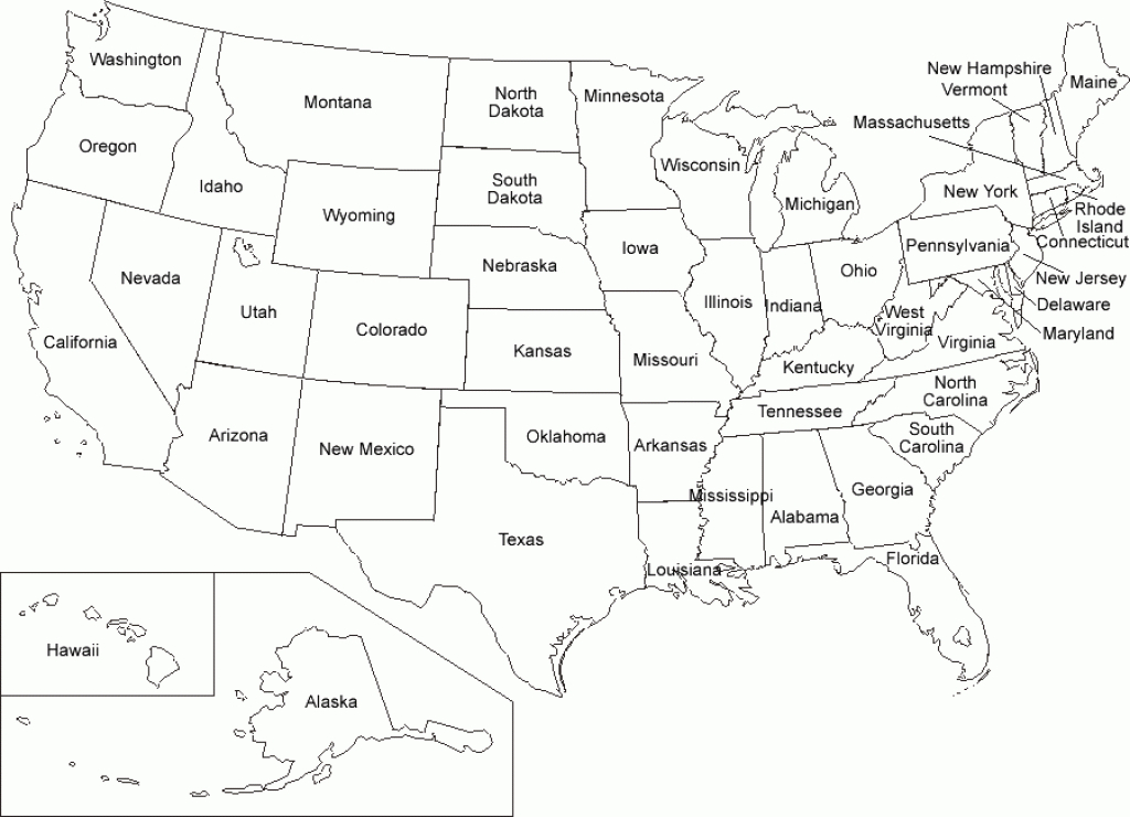Us Map Coloring Pages | Educational Coloring Pages | Pinterest | Map with regard to United States Map Print