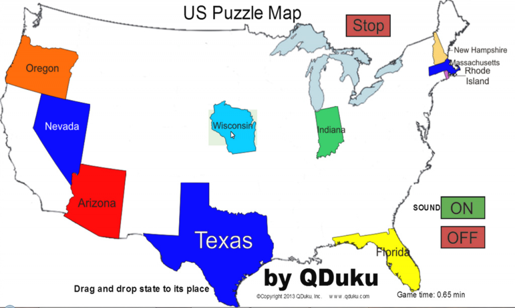 Us Map Game Drag States Maps Of Usa At For Us Map Game Drag States within State Map Game
