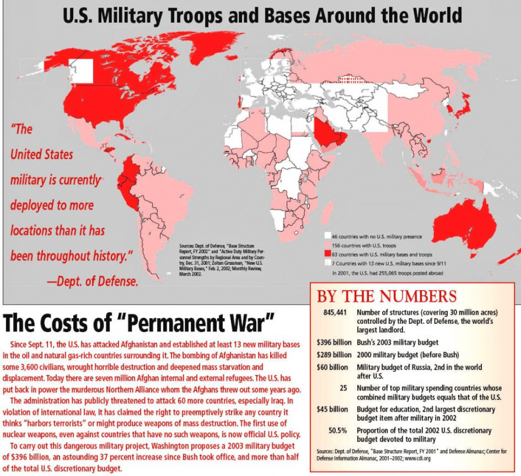 Us Map. Map Of Us Naval Bases Globally: Map Of Navy Bases In The pertaining to Military Bases United States Map