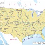 Us Map Rivers And Mountains Usa Rivers And Lakes Map Save United Pertaining To United States Map With Rivers And Lakes And Mountains