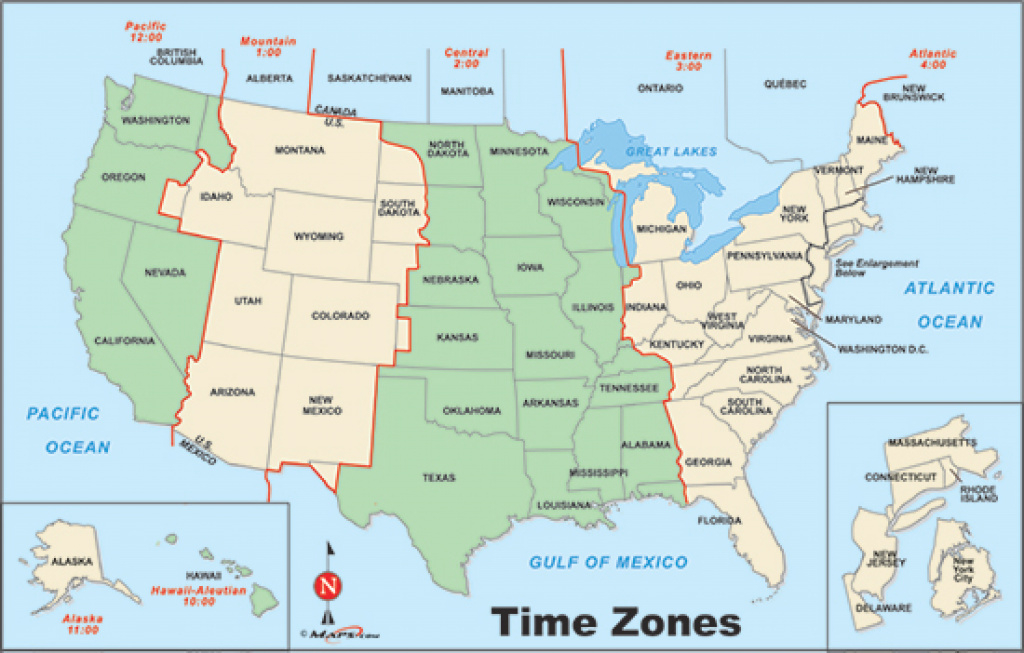 Us Map Showing Time Zones ~ Cinemergente with regard to United States Of America Time Zone Map