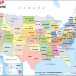 Us #map Shows The 50 States Boundary Their Capital Cities Along With Inside North America Map With States And Capitals