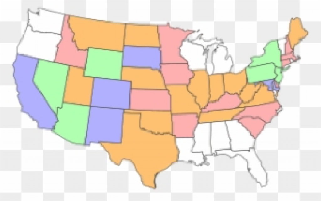 Us Map - States I Ve Visited Map - Free Transparent Png Clipart for States Ive Been To Map