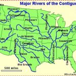 Us Map States Labeled United States Map With Rivers And States With Regard To A Labeled Map Of The United States