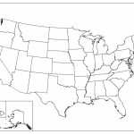 Us Map Template Printable   Bino.9Terrains.co Inside Empty 50 States Map