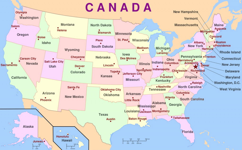 Us Map With Abbreviated States Name State Capitals Quiz Medical inside Us Map With States Labeled And Capitals