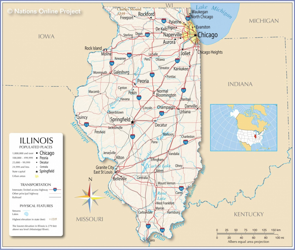 Us Map With State Lines 21 Awesome Map Illinois And Surrounding throughout State Lines Map
