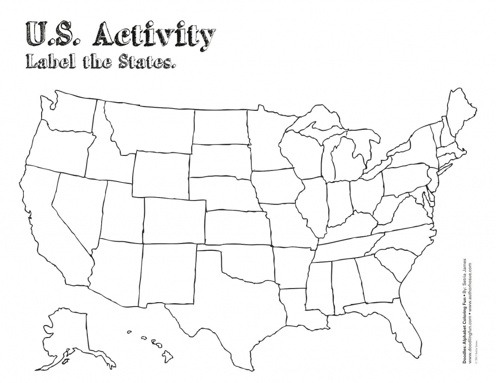 Printable Us Map With States Printable Map Printable Us Map With States Printable Map