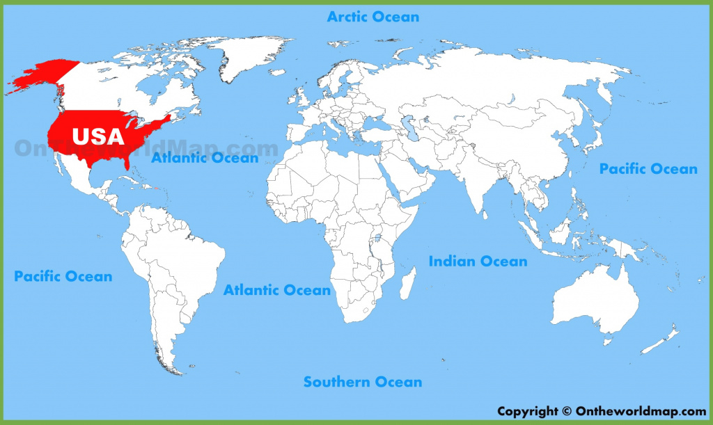 Us On World Map - Bino.9Terrains.co regarding Map Of The World With Us States