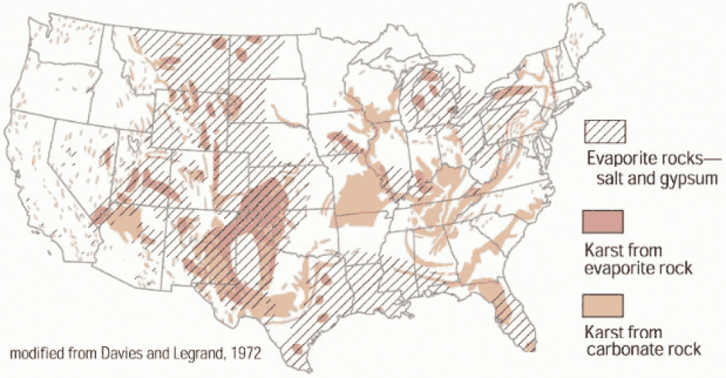Us Sinkhole Map - Map Of Sinkholes In The Us pertaining to Sinkhole Map Washington State