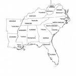 Us Southeast Region States & Capitals Mapsmrslefave | Tpt With Regard To Southeast Region Map With States And Capitals