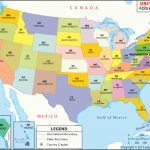 Us State Map Regarding Map Of Usa Showing States