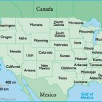 Us State Names With Map Of The United States With Names Of Each State